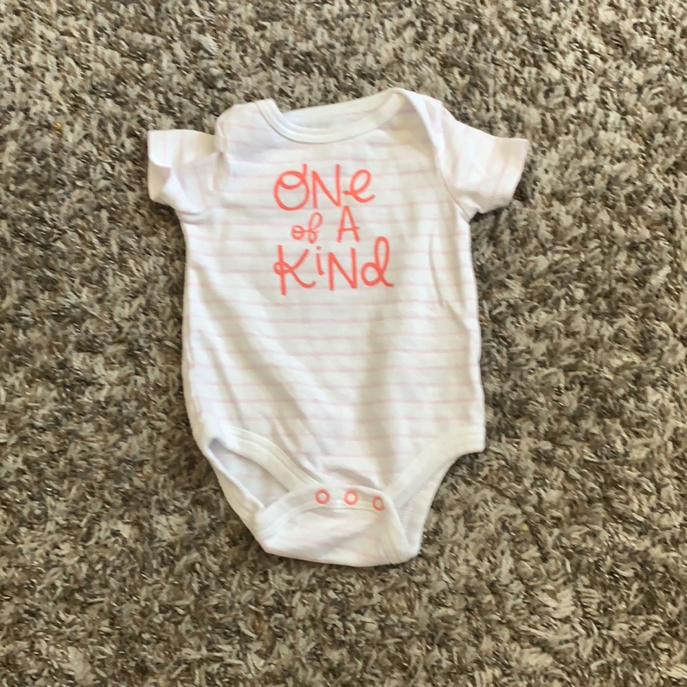 Cat Jack baby girl onesie. Size Newborn.